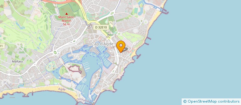 localisation de l'entreprise SCI ALIZE  AGDE
