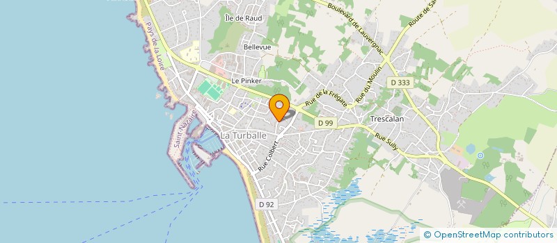 localisation de l'entreprise SCI ALIZE  LA TURBALLE