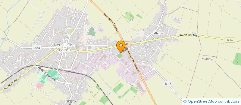 localisation de l'entreprise SCI ALIZE  NEUVILLE-DE-POITOU