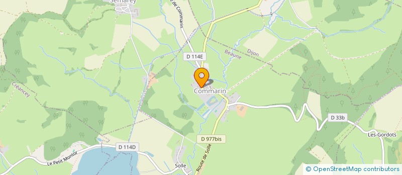 localisation de l'entreprise SCI ALIZE  EGUILLY