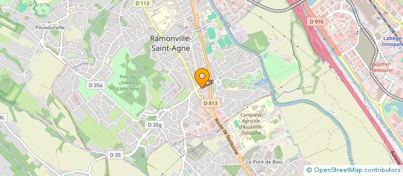 localisation de l'entreprise SCI ALIZE  ORGUEIL