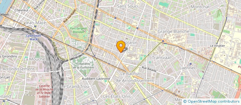 localisation de l'entreprise SCI ALIZE  LYON