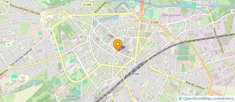 localisation de l'entreprise SCI ALIZE à ARRAS
