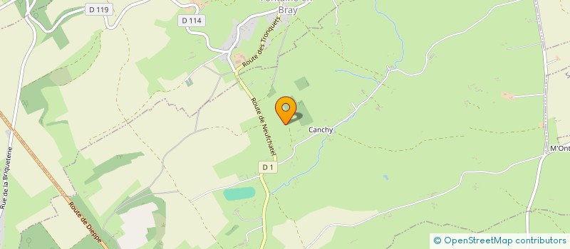 localisation de l'entreprise SCI ALIZE  SAINTE-GENEVIEVE