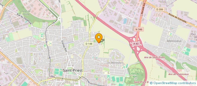 localisation de l'entreprise SCI ALIZE  SAINT-PRIEST