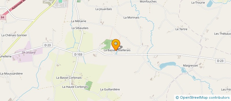 localisation de l'entreprise SCI ALIZE  RIVES-DU-COUESNON