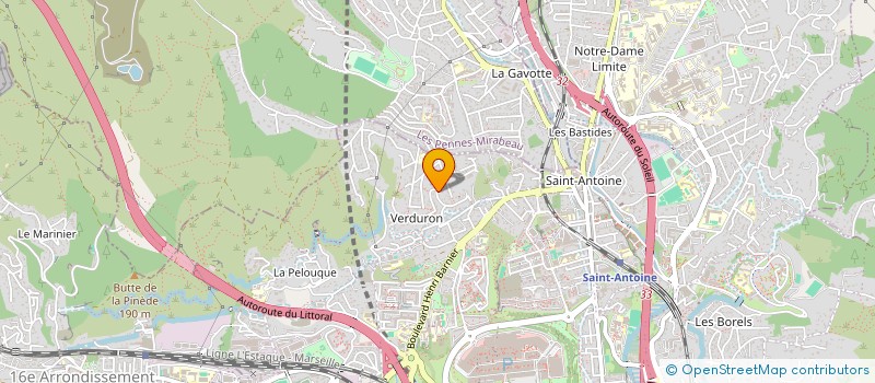 localisation de l'entreprise SCI ALIZE DDJ à MARSEILLE