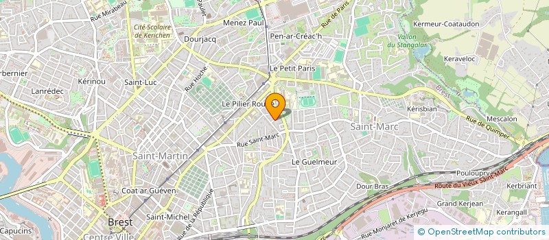 localisation de l'entreprise SCI ALIZEA  BREST