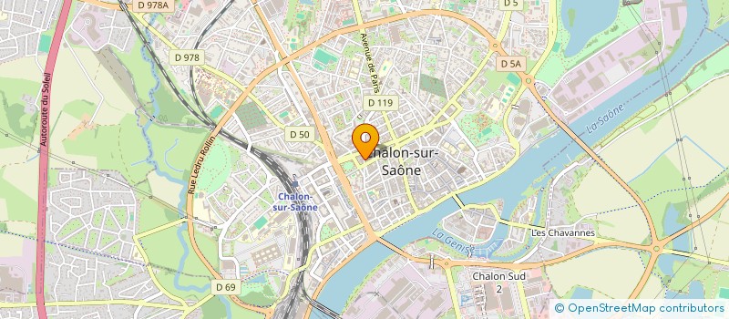 localisation de l'entreprise SCI ALIZEA à CHALON-SUR-SAONE