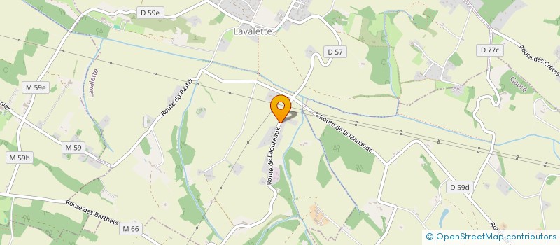 localisation de l'entreprise SCI ALIZEE 11  LAVALETTE