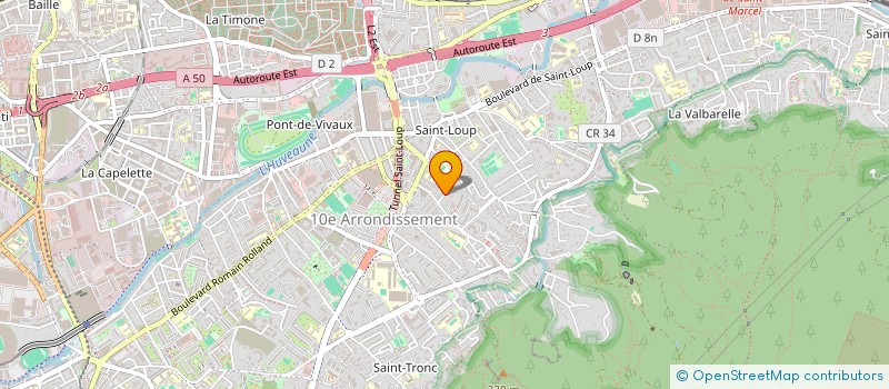 localisation de l'entreprise SCI ALIZEE à MARSEILLE