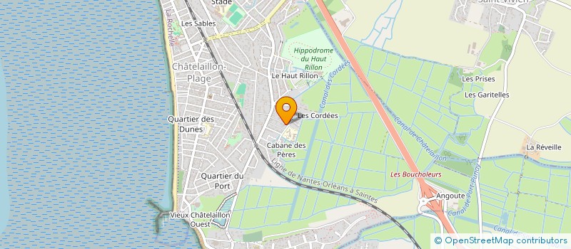 localisation de l'entreprise SCI ALIZEE à CHATELAILLON-PLAGE