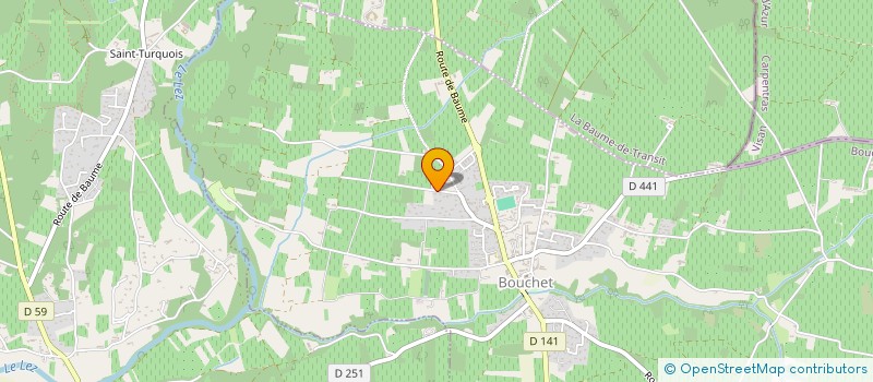 localisation de l'entreprise SCI ALIZEE  BOUCHET