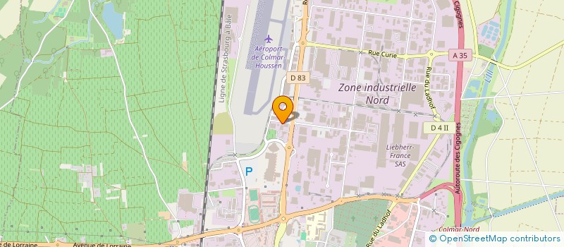 localisation de l'entreprise SCI ALIZER BATIR  COLMAR