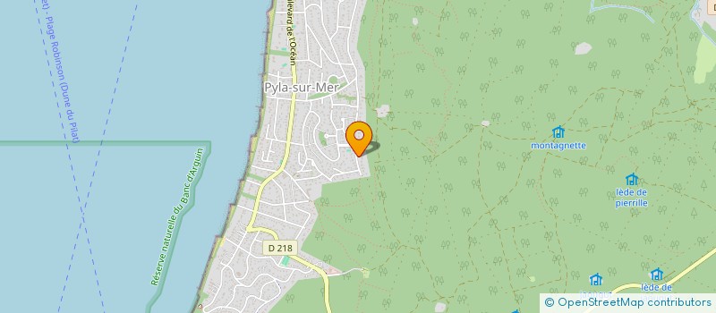 localisation de l'entreprise SCI ALIZES à LA TESTE-DE-BUCH