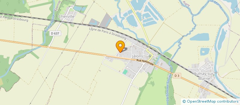 localisation de l'entreprise SCI ALIZES  JALONS