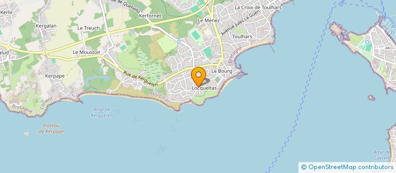 localisation de l'entreprise SCI ALIZES  LARMOR-PLAGE