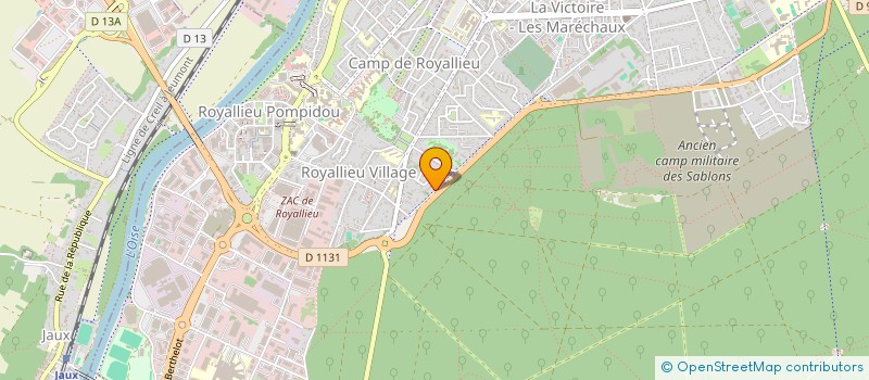 localisation de l'entreprise SCI ALIZES  COMPIEGNE