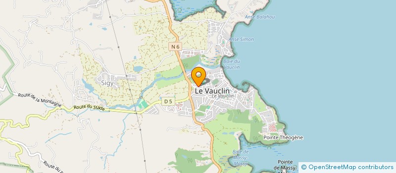 localisation de l'entreprise SCI ALIZES SUD  VAUCLIN
