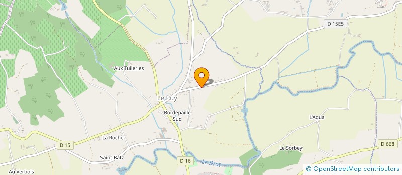 localisation de l'entreprise SCI ALIZIA  LE PUY