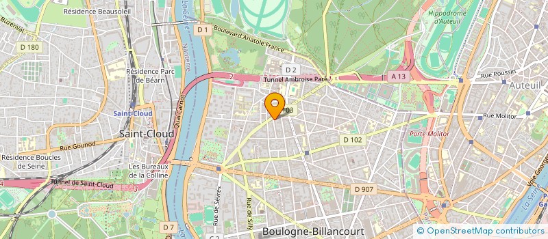 localisation de l'entreprise SCI ALJ à BOULOGNE-BILLANCOURT