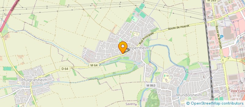 localisation de l'entreprise SCI ALJ  LAMPERTHEIM