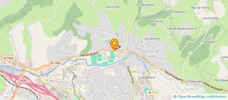 localisation de l'entreprise SCI ALJ2  L'ETRAT