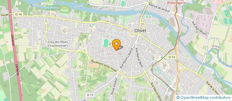 localisation de l'entreprise SCI ALJA à OLIVET