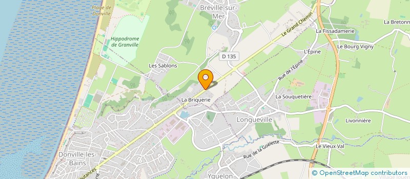 localisation de l'entreprise SCI ALJA  BREVILLE-SUR-MER