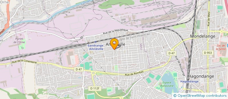 localisation de l'entreprise SCI ALJANA  AMNEVILLE