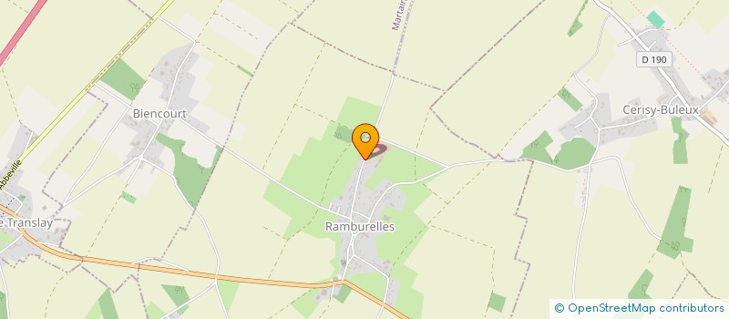 localisation de l'entreprise SCI ALJE FRED  RAMBURELLES