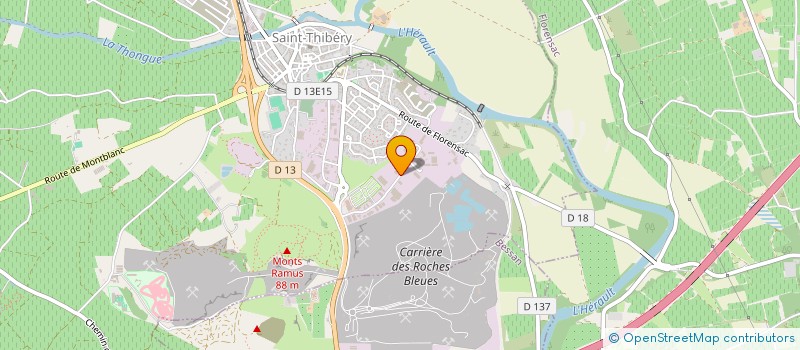 localisation de l'entreprise SCI ALJM  SAINT-THIBERY