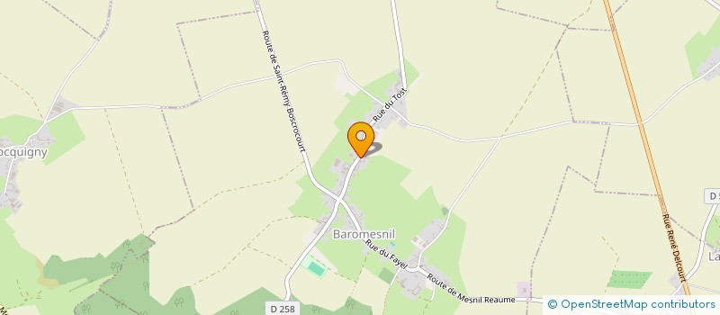 localisation de l'entreprise SCI ALJMH  BAROMESNIL