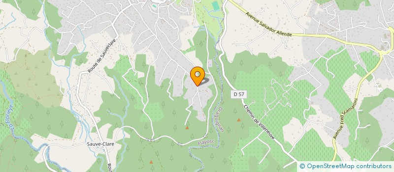 localisation de l'entreprise SCI ALJO  FLAYOSC