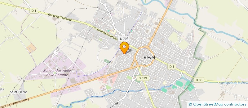 localisation de l'entreprise SCI ALJO  REVEL