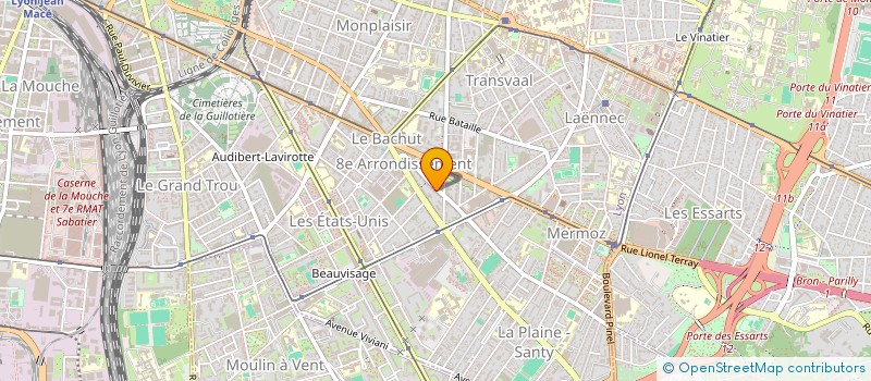 localisation de l'entreprise SCI ALJP LAUER  LYON