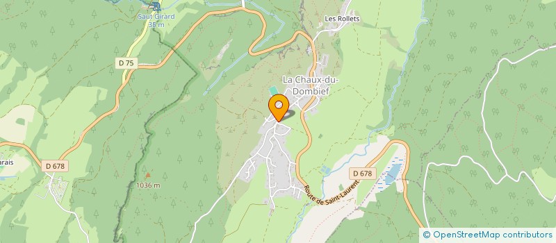 localisation de l'entreprise SCI ALJUMA  LES PLANCHES-EN-MONTAGNE