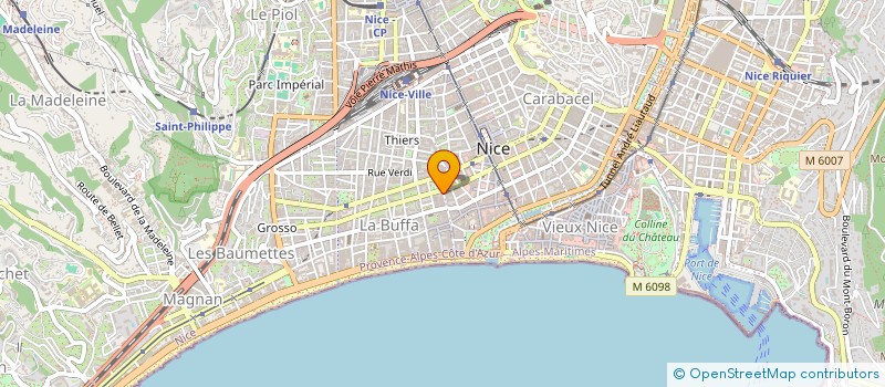 localisation de l'entreprise SCI ALJWHARA  NICE