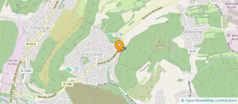 localisation de l'entreprise SCI ALK  HAYANGE