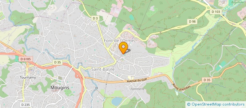 localisation de l'entreprise SCI ALKA à MOUGINS