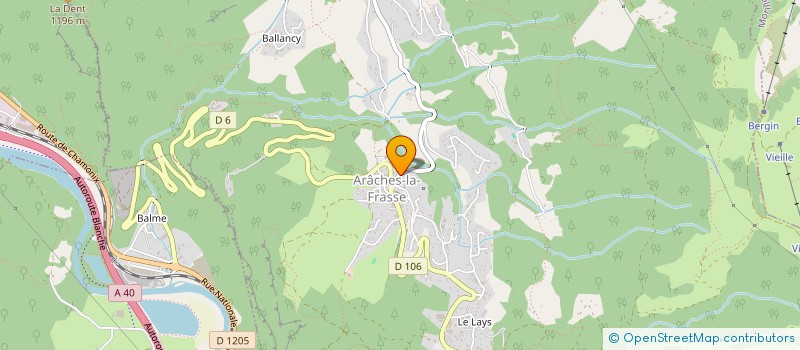 localisation de l'entreprise SCI ALKA  ARACHES-LA-FRASSE