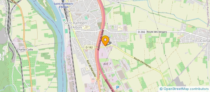 localisation de l'entreprise SCI ALKANAT  SAINT-RAMBERT-D'ALBON