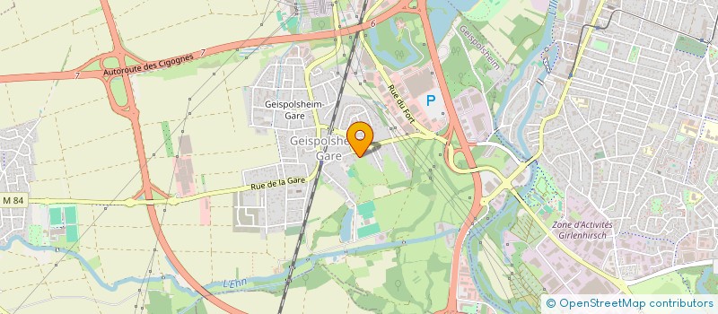 localisation de l'entreprise SCI ALKAS SAVERNE  GEISPOLSHEIM