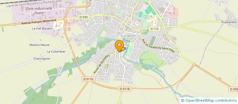 localisation de l'entreprise SCI ALKCRIS  SAINT-PIERRE-LA-NOUE