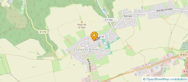 localisation de l'entreprise SCI ALKESA  COSNES-ET-ROMAIN