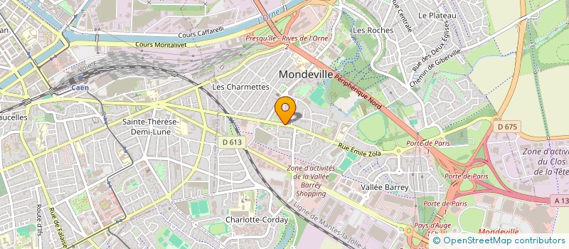 localisation de l'entreprise SCI ALKINI à MONDEVILLE