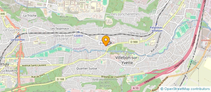 localisation de l'entreprise SCI ALL à PALAISEAU