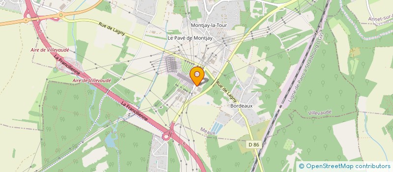 localisation de l'entreprise SCI ALL BATOR à VILLEVAUDE
