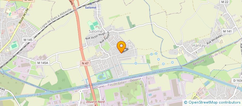 localisation de l'entreprise SCI ALL-BERT  SALOME