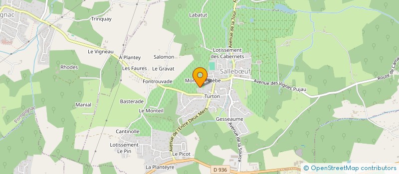 localisation de l'entreprise SCI ALL IN 33  SALLEBUF